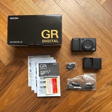 Ricoh GR Digital IV Compact Digital Camera with Charger & Accessories