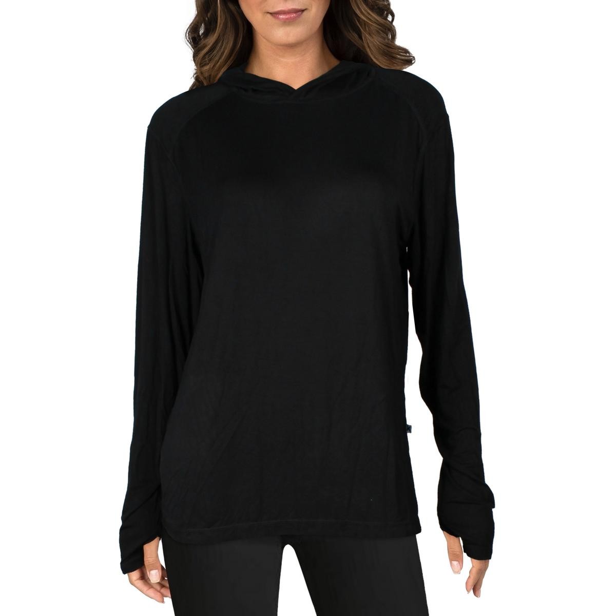 Мужская черная футболка с капюшоном Kickee Pants S BHFO 8360