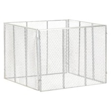 -Kosz na kompost 100x100x77 cm stal ocynkowana