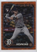 2024 Topps Update Orange Crackle Foilboard 81/299 TJ Hopkins #US311 c6h