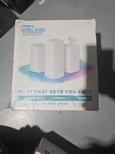 Brand New Linksys Velop AC4600 Mesh Wi-Fi System VLP0203-BF 3 Pack