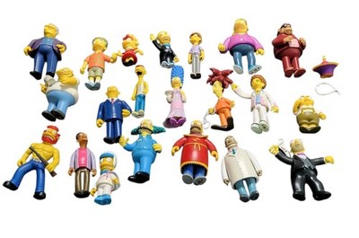 21 Vintage The Simpsons Playmates Interactive Environment Figures Figrines Toys