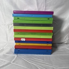 Lot of 15 Empty Various Colors DVD Replacement Cases Blue Purple Red Green Gold