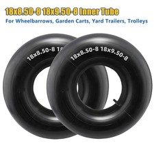 2-Pack 18 x 8.50/9.50-8 Inner Tube for Lawn Mowers Tractors Golf Carts Wagons