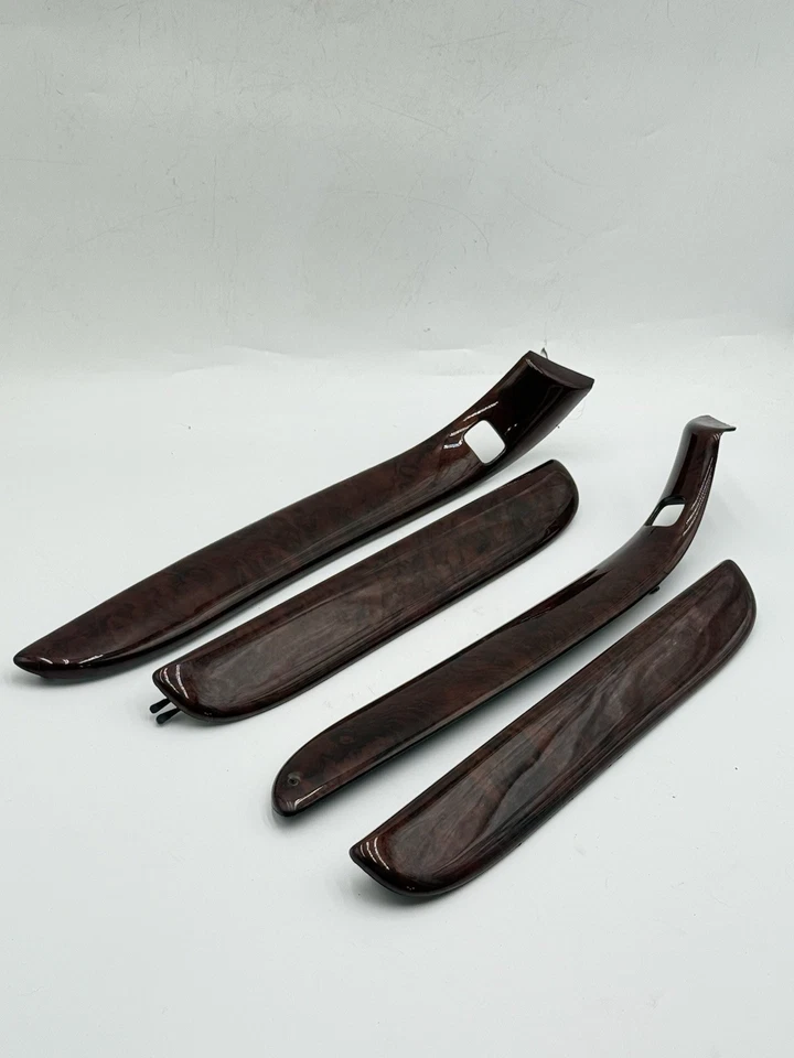 Juego de molduras para molduras de puerta interior Buick Lesabre 2000-2005 grano de madera OEM Foto 2 de 4