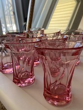 Fostoria jamestown pink glasses