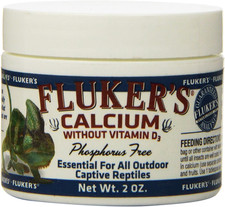 Fluker's Reptile Calcium Supplement Without Vitamin D3 2 oz