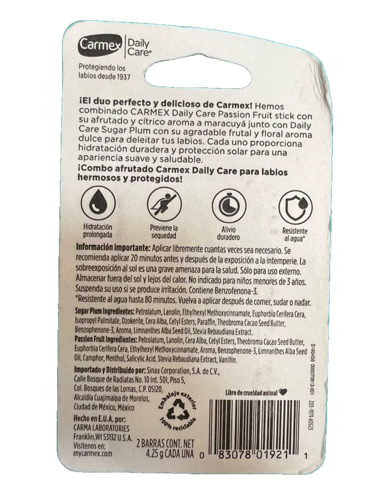 BALSAMO HIDRATANTE Y PROTECTOR DE LABIOS SECOS - Image 4 of 4