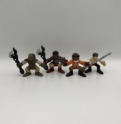 Star Wars Galactic Heroes Toys Return of the Jedi Lando Weequay Ponda Baba Han 