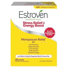 Estroven Stress Relief Energy Boost for Menopause Relief - 28 Ct. - Clinica...