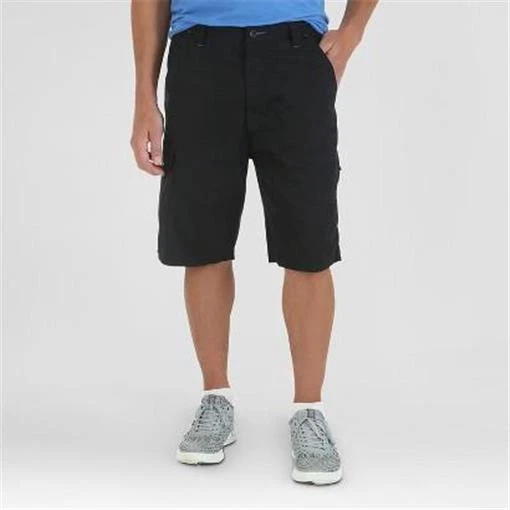 NEW MENS WRANGLER CARGO BLACK SHORTS RELAXED FIT 60SFKBL SIZE 46