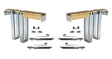 DOUBLE Pocket Door Frame Kits with Soft Close and Soft Open - 2 x 4