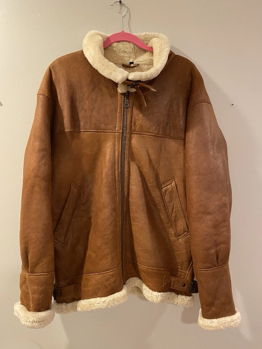 Faux Leather Vintage Outerwear Coats & Jackets for Men for sale | eBay