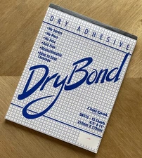 Chartpak DRY BOND Adhesive Sheets 15ct Pad ART TACK Acid Free No Mess 8.5x11 VGC