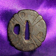 古董日本刀镡| eBay