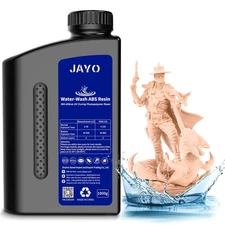 JAYO 1KG Water-Wash ABS Resin Beige 405nm Resin LCD 3D Printer High Strength