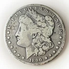 1890-CC Morgan Dollar Nice Super Original VG