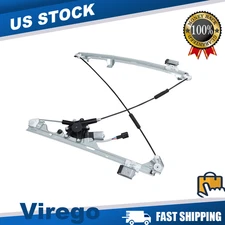 Power Window Regulator w/ Motor Front Driver Left Side For Chevy Silverado GMC