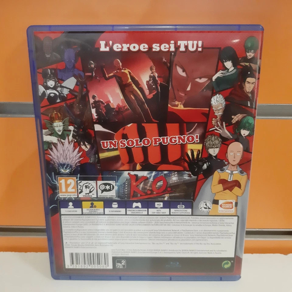 One Punch Man: A Hero Nobody Knows PS4 USATO ITA, foto 2 di 2