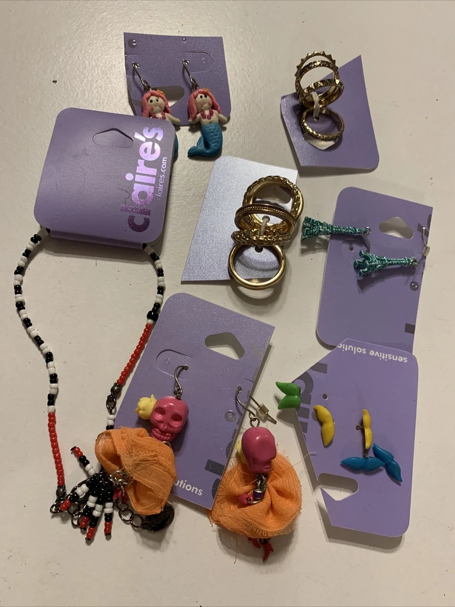 Skeleton earrings claire's deals