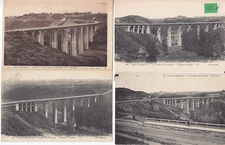 Saint Brieuc Viaduc du Toupain  4CPA 