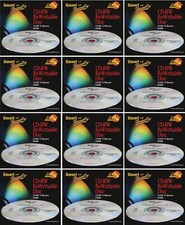 12 New Vintage Sealed Smart and Friendly CD-RW ReWritable Discs 650MB 74 Minutes