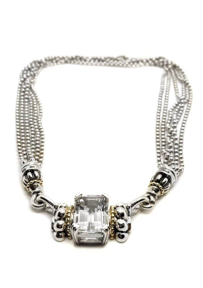 Lagos white caviar best sale necklace