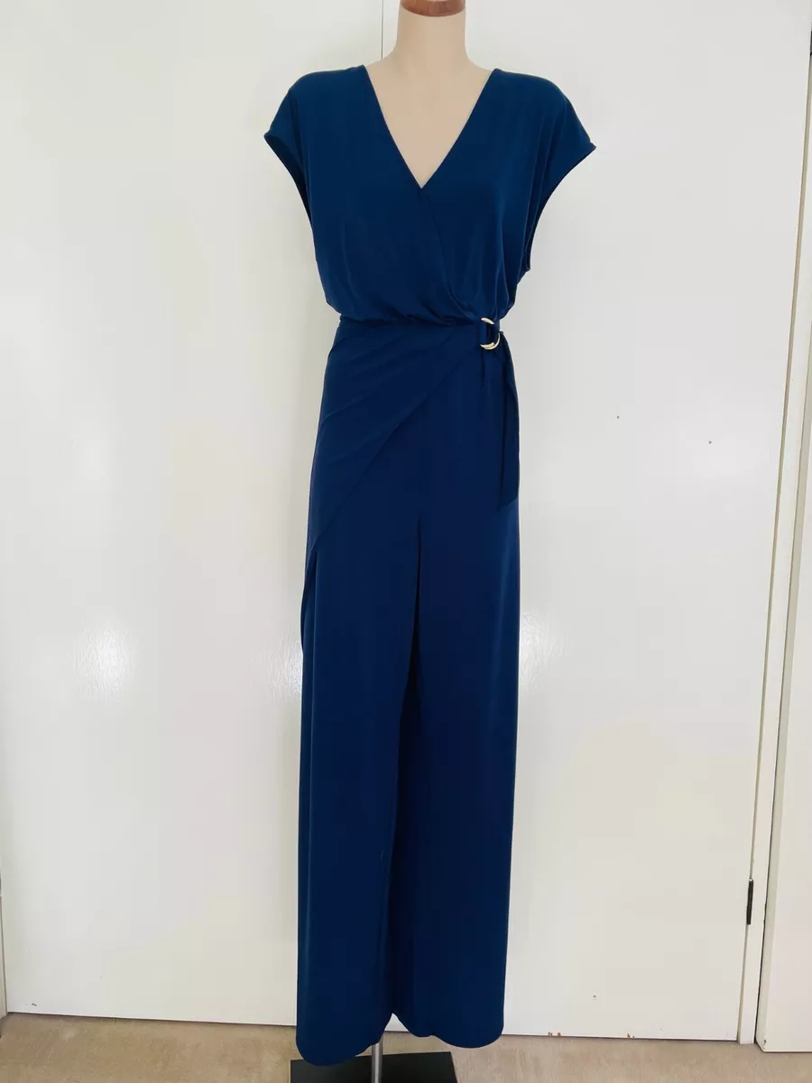 Michael kors navy jumpsuit deals