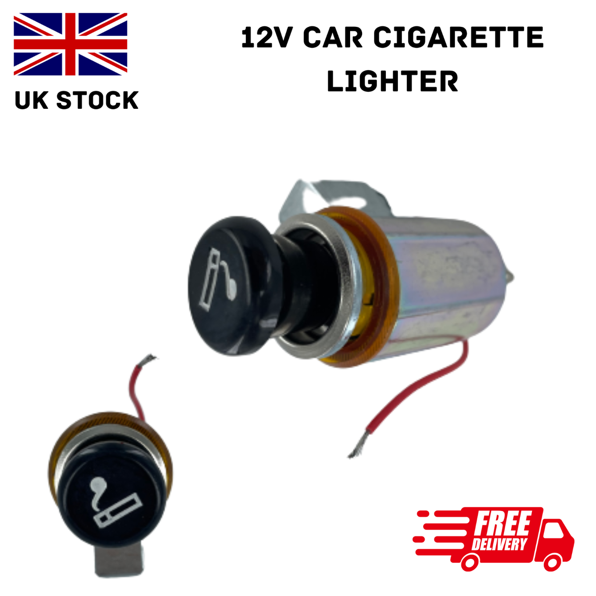 universal car cigarette lighter socket 12v with & 24