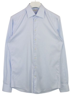 Suitsupply Slim Fit Hemd Herren Button-Down Blau Baumwolle 40-7 / 15 3/4L