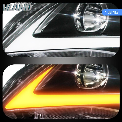 VLAND LED Headlights For 2011-2013 Toyota Corolla Projector Headlights Assembly - Picture 9 of 28