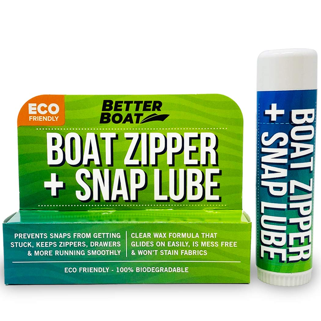 Zipper Wax Zip Lube Marine Grade Lubricant Lubricate Ease Boat Canvas