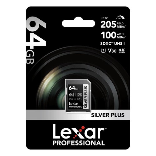 Lexar Professional Silver Plus 1TB 512GB 256GB 128GB 64GB UHS-I U3 V30 SD Card - Picture 4 of 15