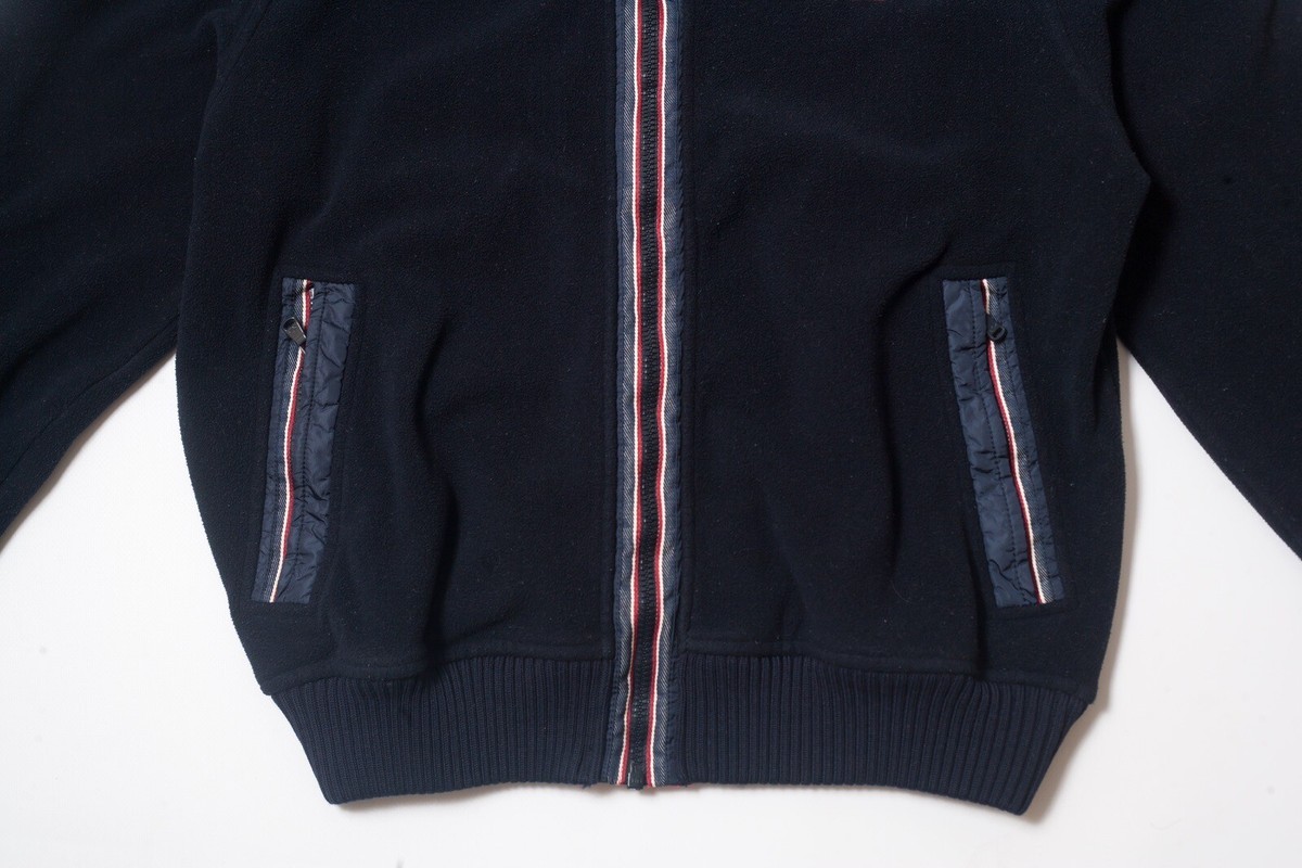 Paul & Shark Yachting Fleece Navy Blue Full Zip Sweater Jacket