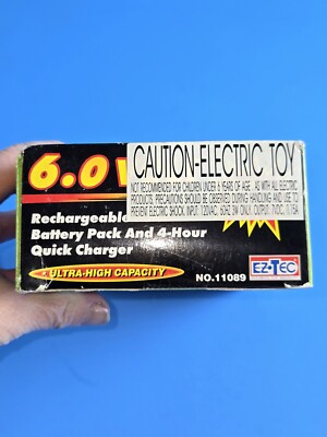 EZTEC 6v Rechargeable Ni-cd Battery 4 Hour Quick Charger for sale online