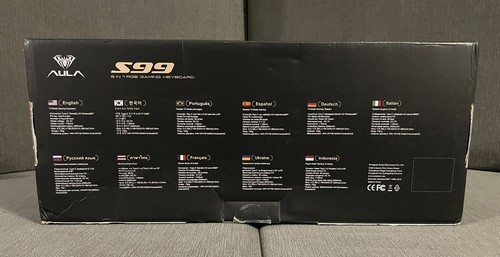 Aula S99 Wireless Gaming Keyboard RGB Backlit Multi Media Knob for PC MAC XBOX - Picture 11 of 11
