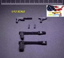 1/12 Scale Pistol + leg Holster accessories for 6'' Figures WM-02 P226 ❶USA❶