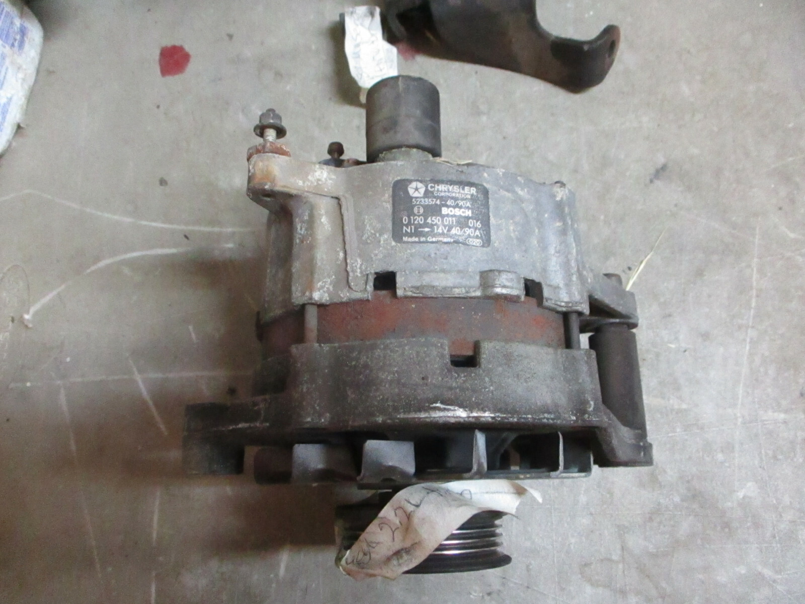 Alternator  2.2 4 Cyl Turbo Chrysler Maserati TC 89 90 91