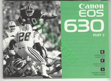 Vintage Canon EOS 630 Manual Part 2