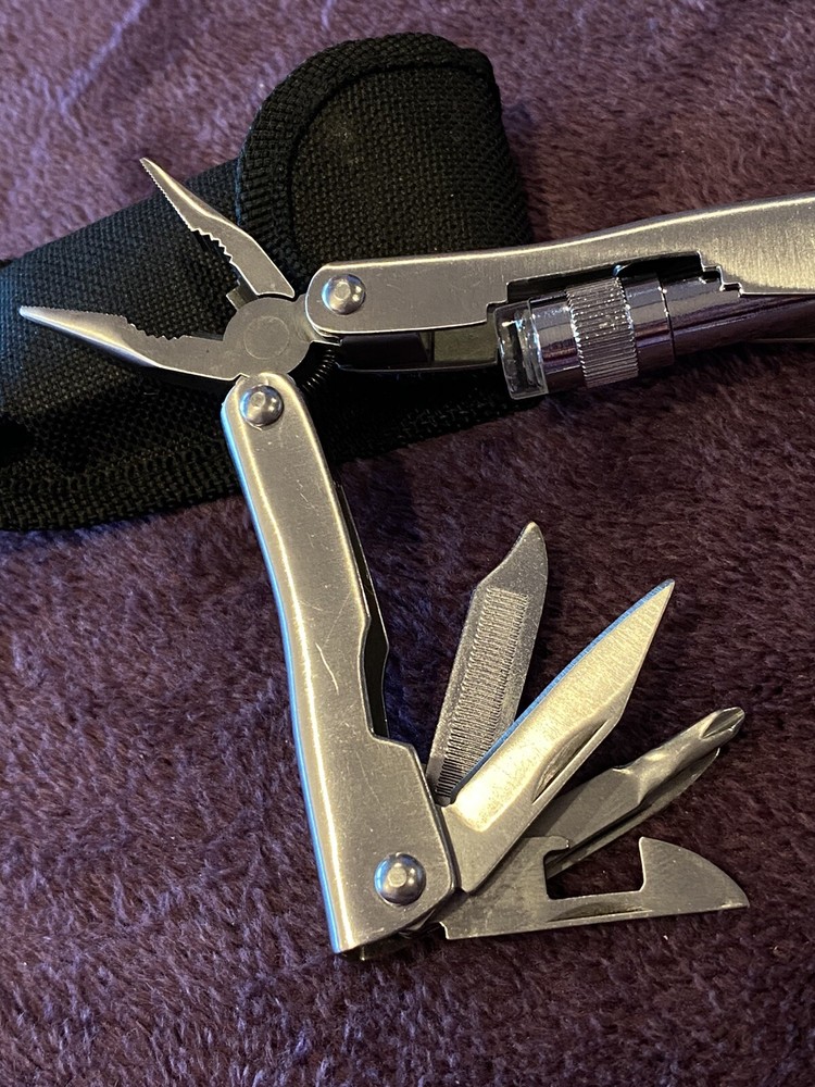 18-in-1 Multi-Tool Pliers with Durable Nylon Carrying Case