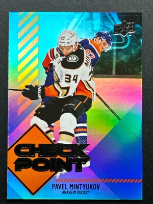 2024-25 UD Series 1 Pavel Mintyukov Check Point #CP-9 Anaheim Ducks