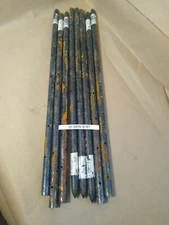 NEW Lot Of 8 Grip-Rite STKR24 Steel Round Stakes 24 W x 3/4 H in. with Holes