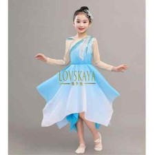 Modern Dance Dress Performance Attire Girls Dress Dance Performance Attire