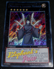 Yugioh - Norito il Leader Morale RARA SEGRETA - NUMH-IT039 1° Edizione