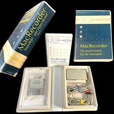1990 Farallon MacRecorder Sound System Mr200 for Mac in Original