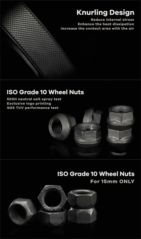 BONOSS 4Pc 15mm Forged 6061-T6 Wheel Spacers 5x120 For Acura Integra Type S DE5 - Image 4 of 4