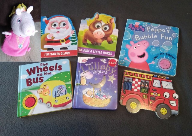 KIDS Toddlers Musics BOOKS BUNDLE + PEPPA PIG SOFT TOY Songbook +CD * Story time KIDS Toddlers Musics BOOKS BUNDLE + PEPPA PIG SOFT TOY Songbook +CD * Story time