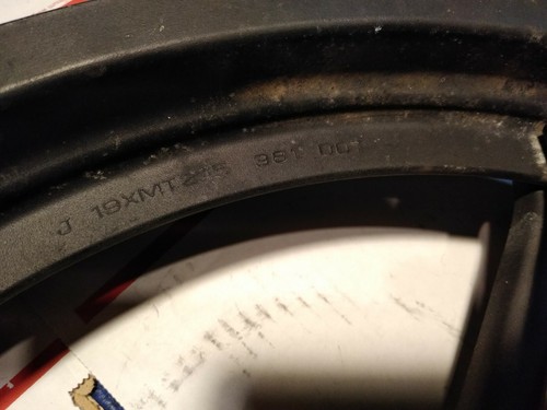 Vintage 1982 Honda CB650 SC Nighthawk Front Wheel Rim good shape oem - Picture 5 of 6