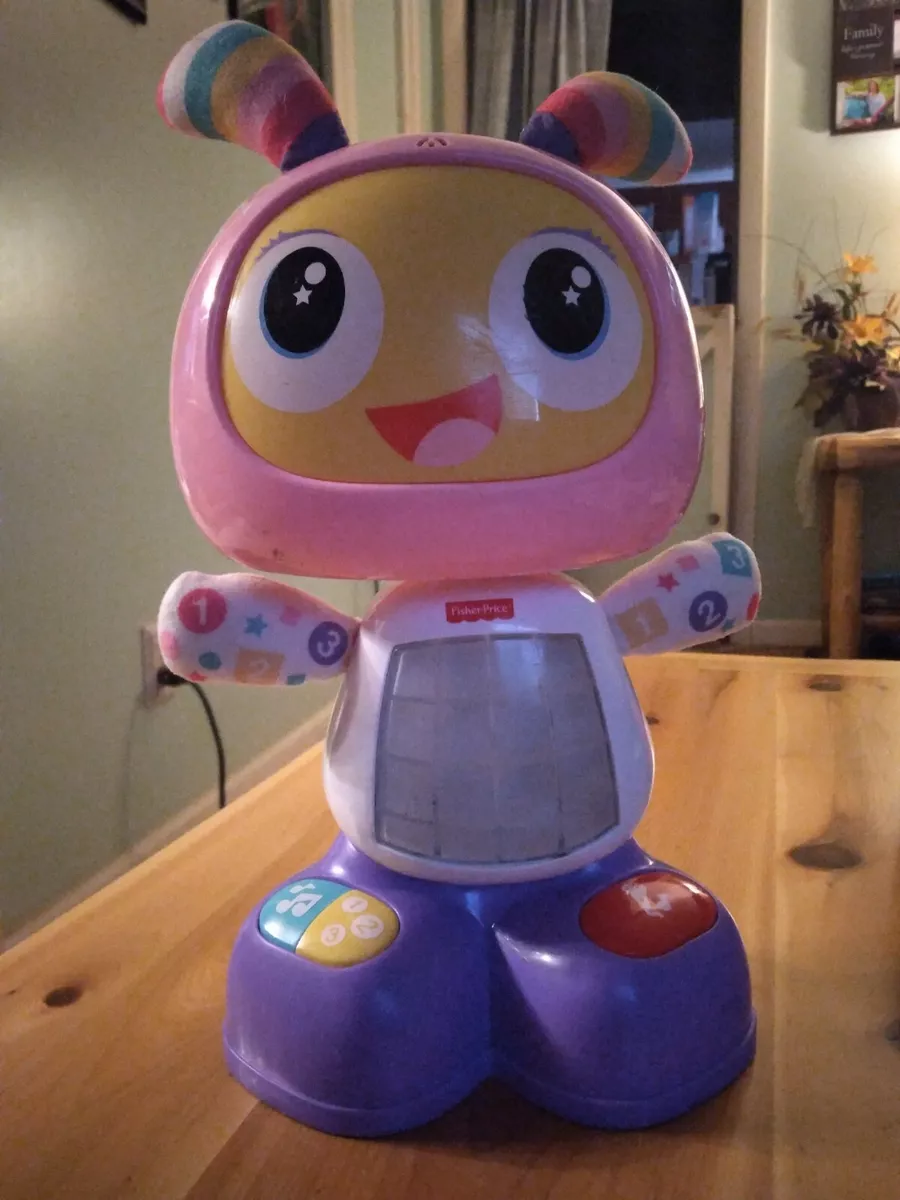 Fisher Price Dance & Move Beatbo Baby Robot Pink W/ Lights & Music