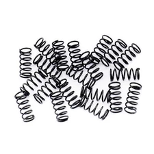Musiclily Pro 20Pcs Black 10x4.5mm Steel Springs For Guitar Bass Bridge Saddle